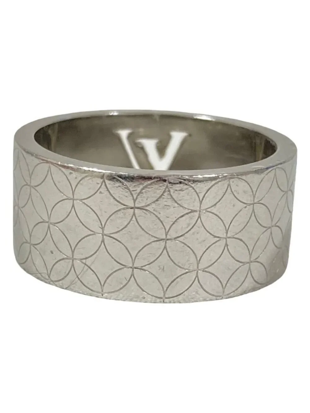 Louis Vuitton Bague Ring L Equivalent to Silver